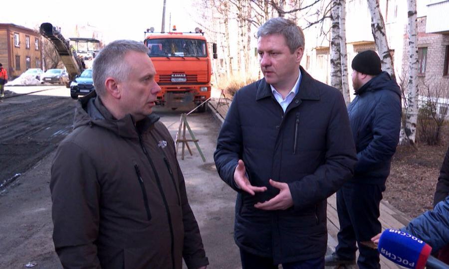 Сегодня глава Архангельска инспектировал улицы города