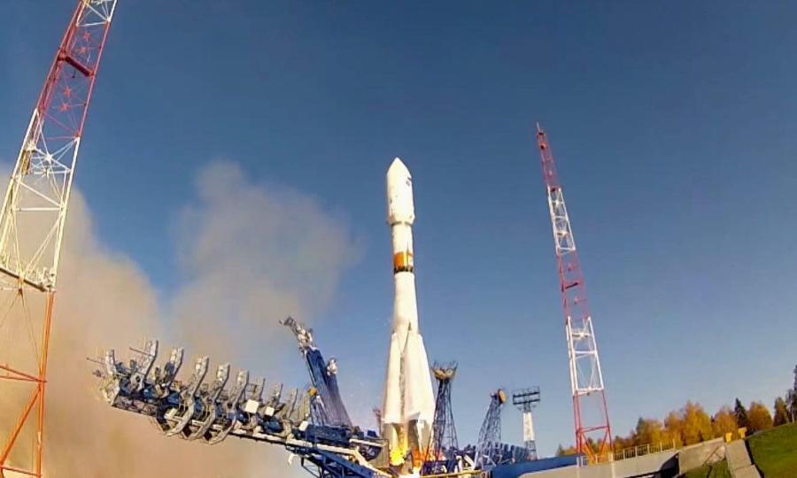 С космодрома Плесецк сегодня стартовала ракета-носитель «Союз-2.1б»