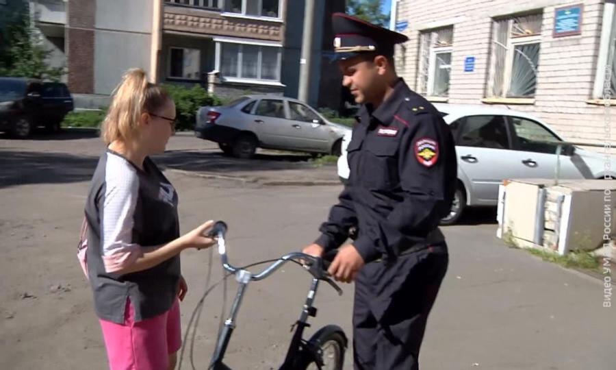 Архангельские полицейские задержали подозреваемого в краже велосипеда. 