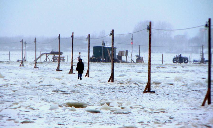 Сегодня в Архангельске открылась первая ледовая переправа
